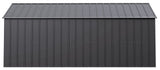 Classic 12x17-ft Charcoal Corrosion-Resistant Metal Shed