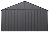 Classic 12x17-ft Charcoal Corrosion-Resistant Metal Shed