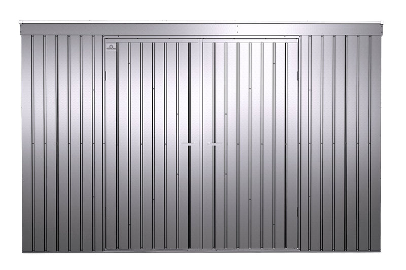 10x4-ft Galvalume Corrosion-Resistant Steel Shed Q8344