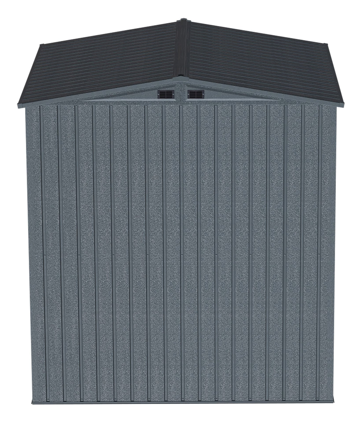 Elite Steel Storage Shed with Pent Roof, Anthracite, 6-ft x 6-ft