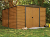 Woodridge Electro Galvanized Steel Storage Shed, 10-ft x 12-ft
