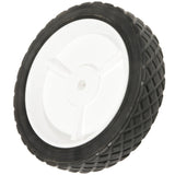 Plastic Lawn Mower Replacement Wheel, Wide Tread 8-in x 1.75-in