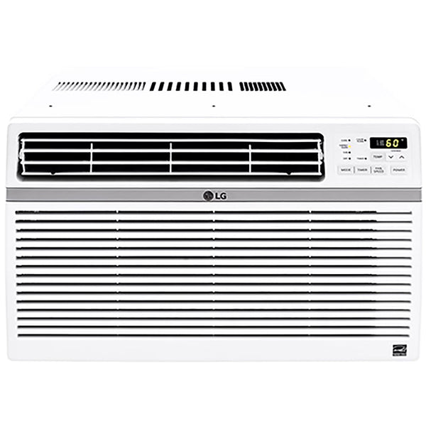 LG 8,000 BTU 340 Sq ft Window Air Conditioner with Remote Control, White, LW8016ER C1496