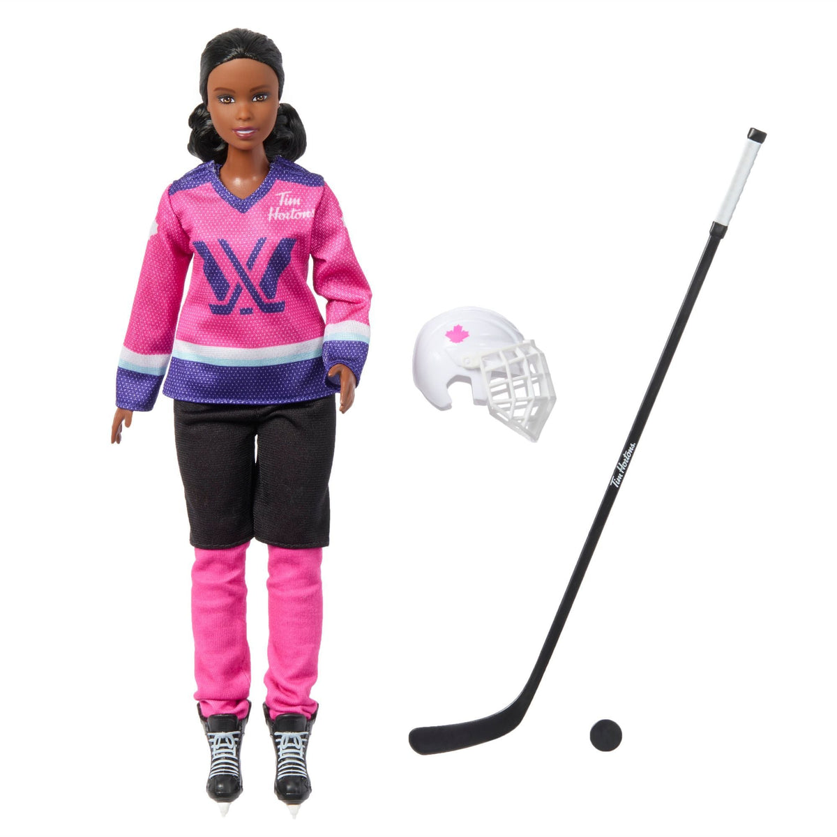 TH Hockey Doll, Black Hair
