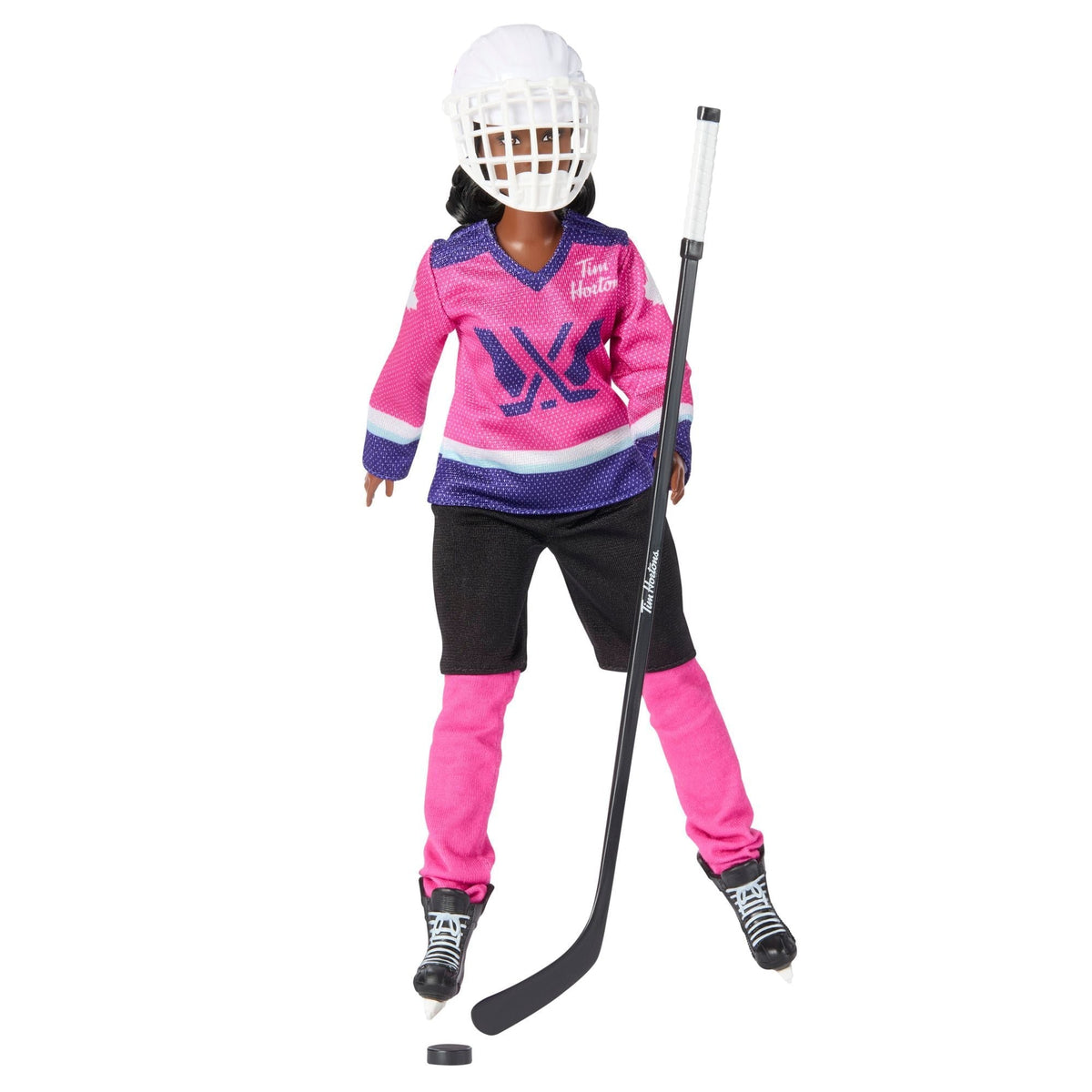 TH Hockey Doll, Black Hair