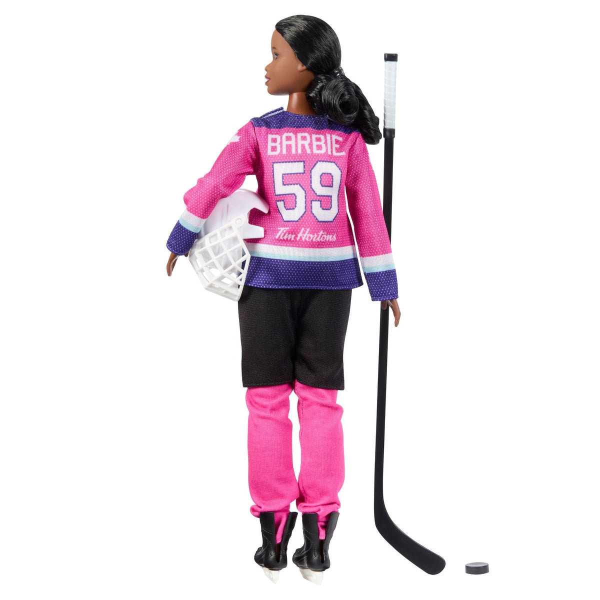 TH Hockey Doll, Black Hair