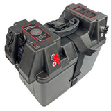 Battery Box Power Station with Charge Indicator, Black