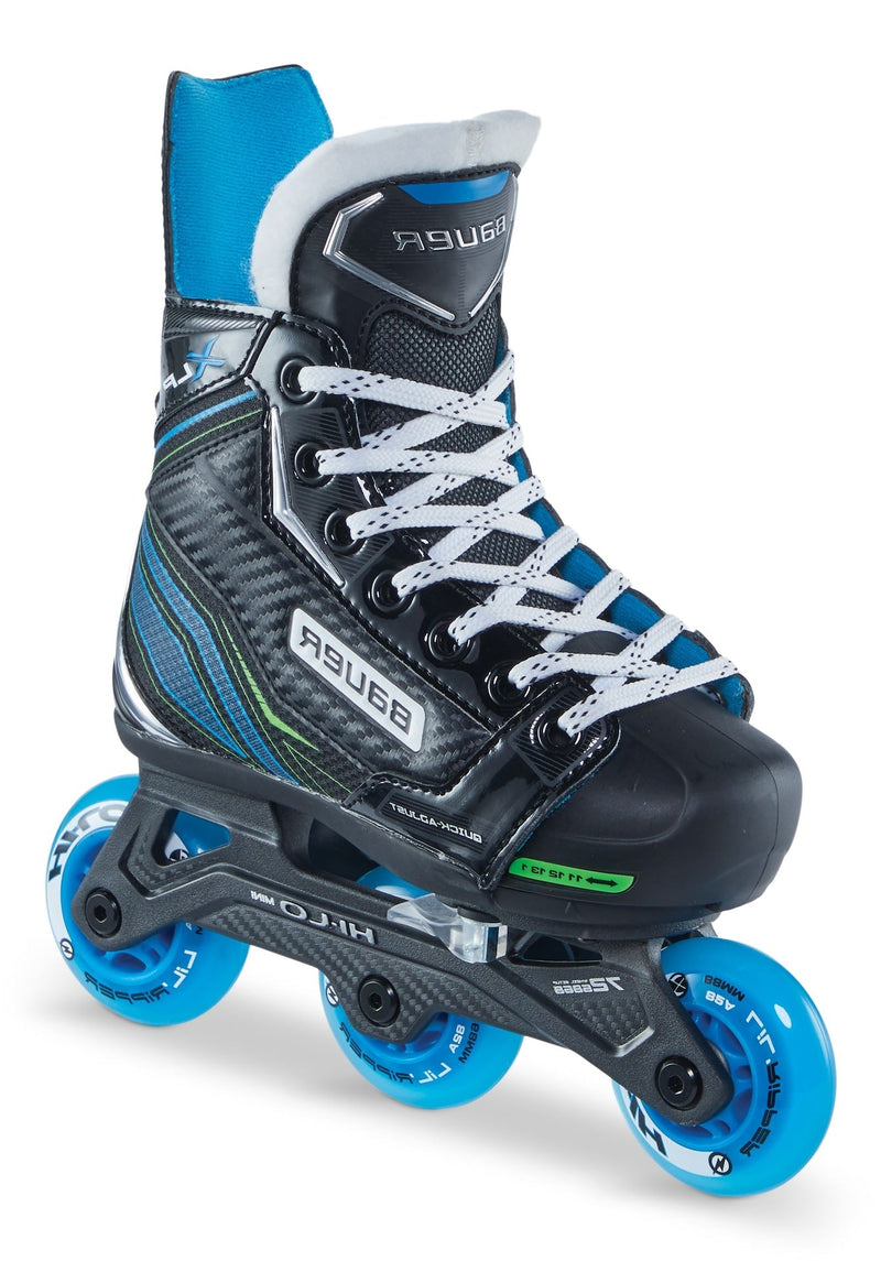 XLP Adjustable Roller Hockey Inline Skates, Youth/Junior, Assorted Sizes L7734