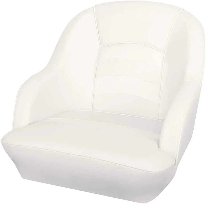 Bucket Pontoon Boat Seat (White/Blue) I445