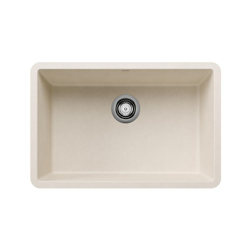 Precis 27-in Single Bowl Undermount Kitchen Sink, Soft White U9969
