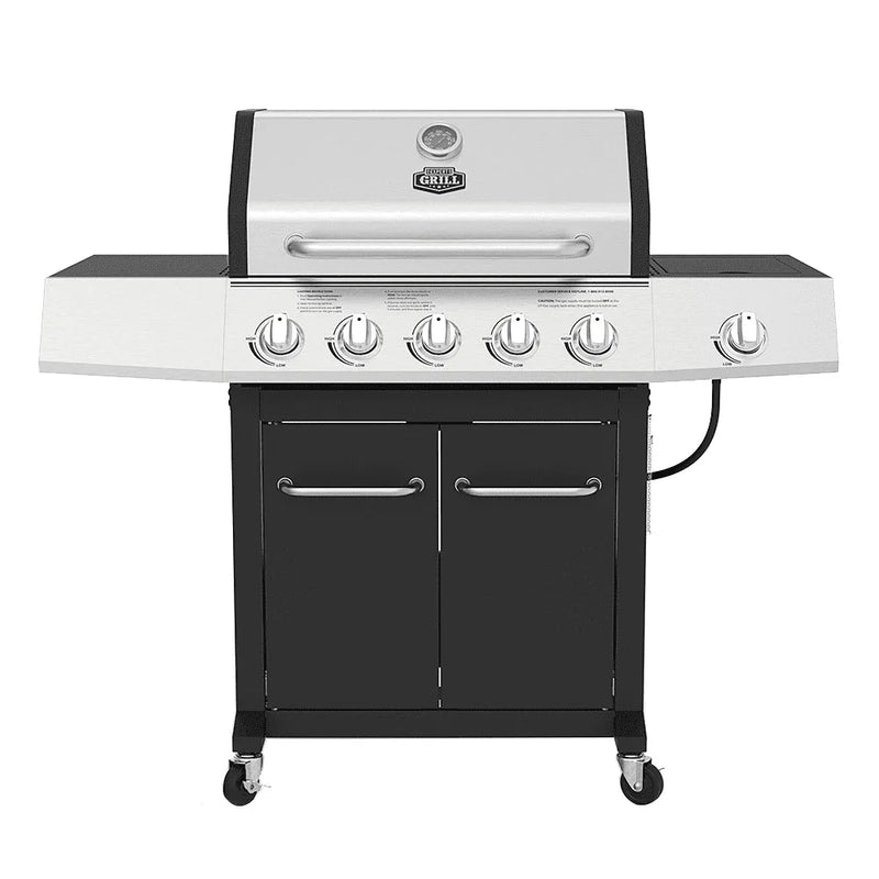 Grill 5-Burner Propane Gas Grill with Side Burner F5351