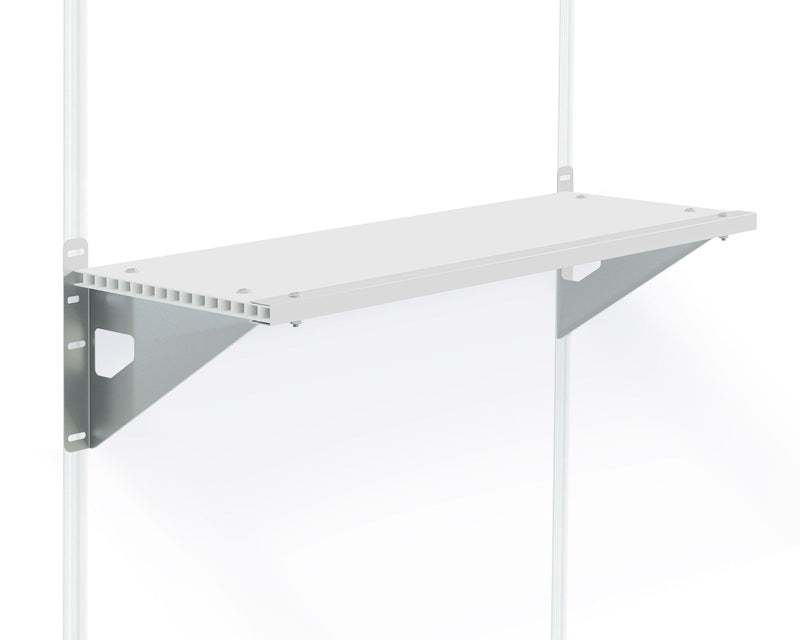 Polycarbonate Shelf Kit with Steel Brackets, 30-kg R6350