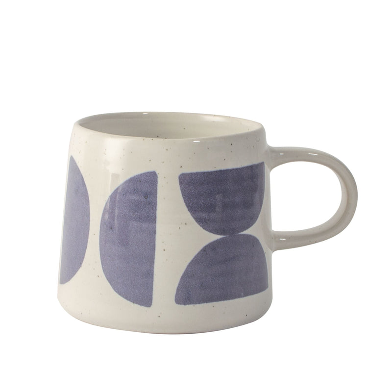 Abstract Stoneware Mug, 13-oz W8691
