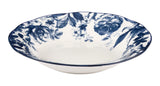 Augusta Stoneware Dinner Bowl, 1-pc, White/Blue Floral