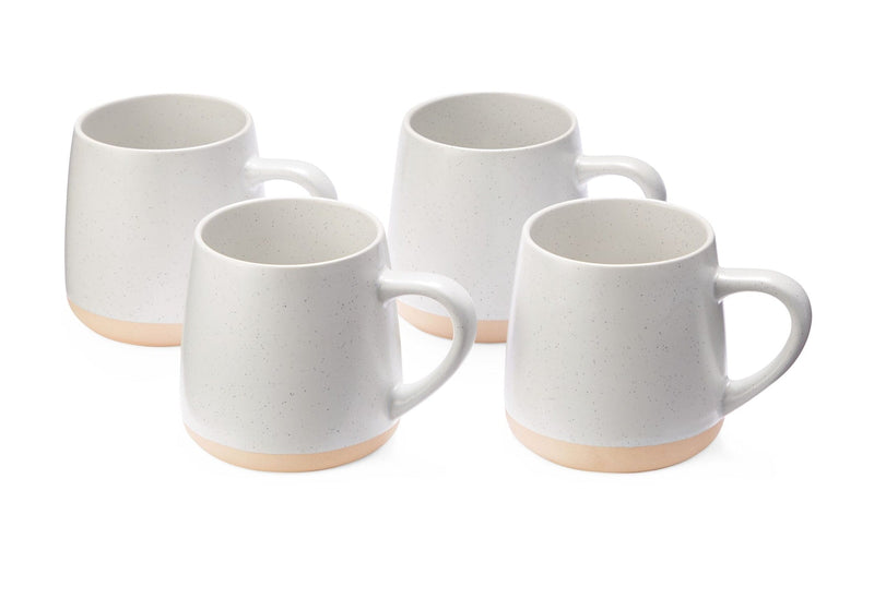 Belford Two-Tone Stoneware Mug Set, 12-oz, 4-pk P9271