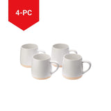 Belford Two-Tone Stoneware Mug Set, 12-oz, 4-pk