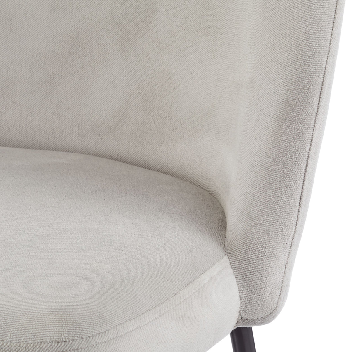 Koen Bar Elegant Counter Stool with Footrest, Grey