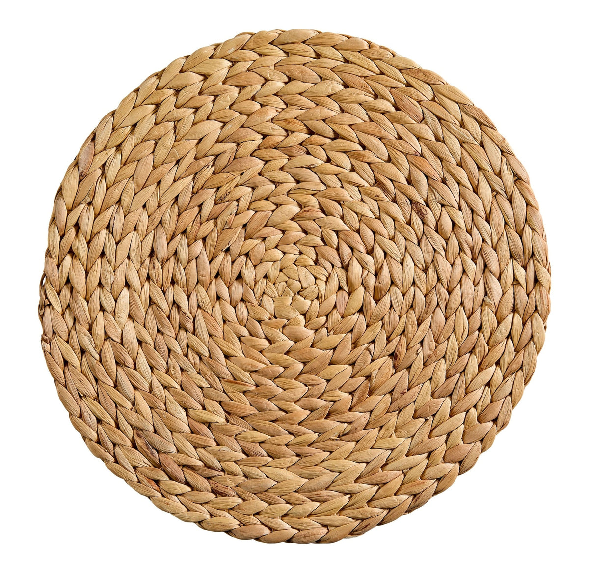Natural Round Paper Placemat/Charger, Beige, 4-pk