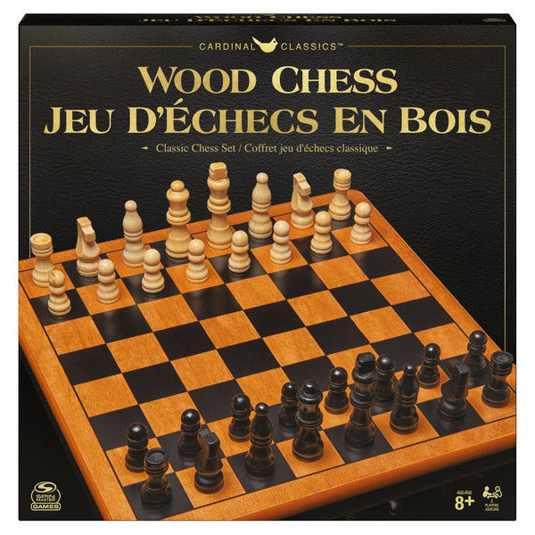 Premium Wood Chess Set, 2 Players, Ages 8+ D5008
