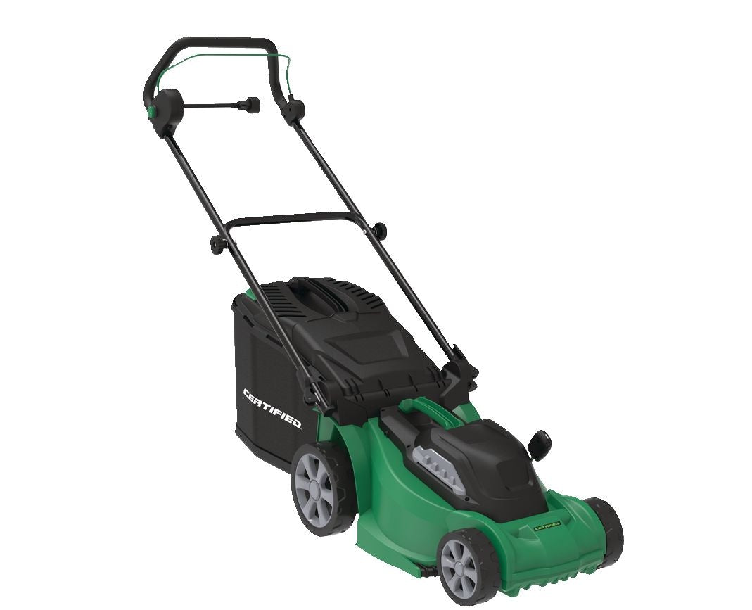 10A Electric Push Lawn Mower, 14-in Deck