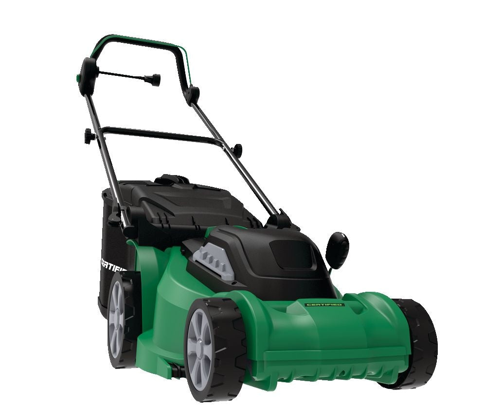 10A Electric Push Lawn Mower, 14-in Deck
