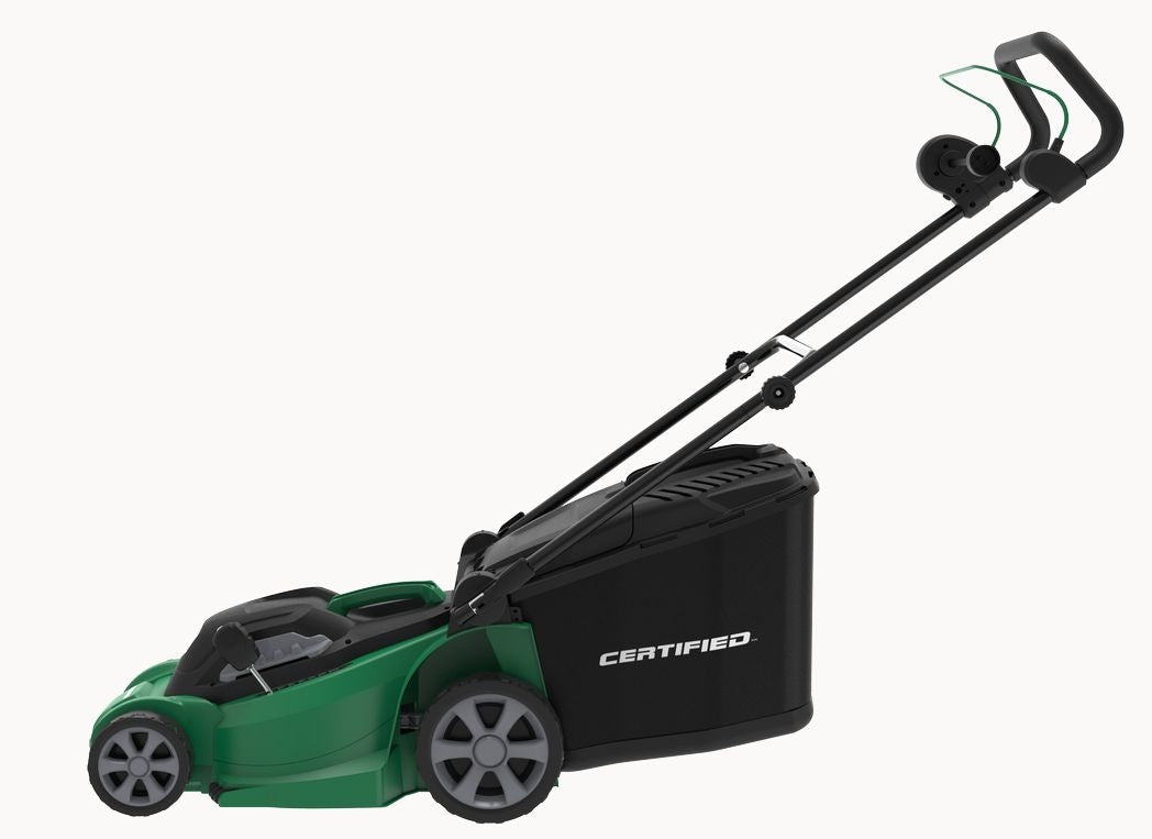 10A Electric Push Lawn Mower, 14-in Deck