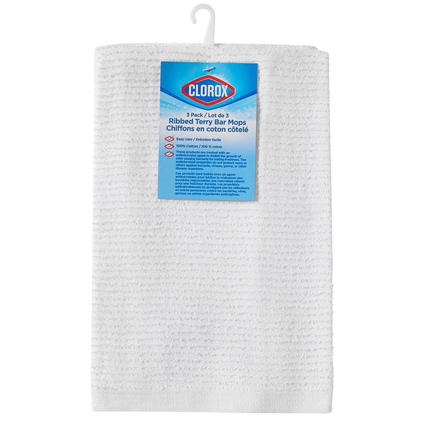 Ribbed Terry Bar Mop Kitchen Set, 16-in x19-in, 3-pk N683