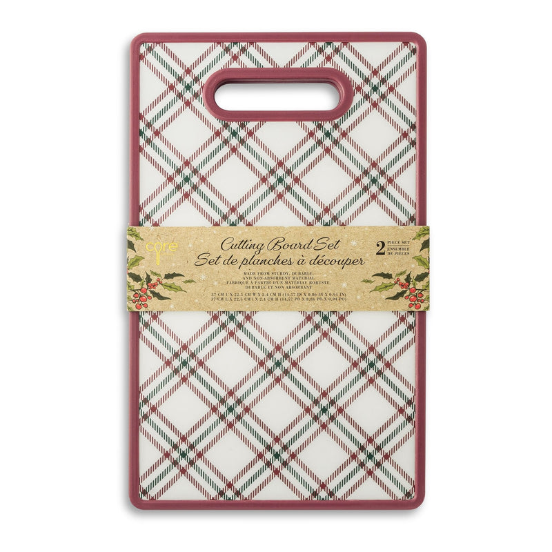 Durable Poly Cutting Board Set, 14.5-in, 2-pk N7119