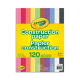Construction Paper, 120 Count, Multicolour