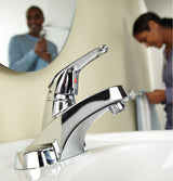 Renovate Single Handle Bathroom Sink Faucet, 4-in Centerset, Chrome