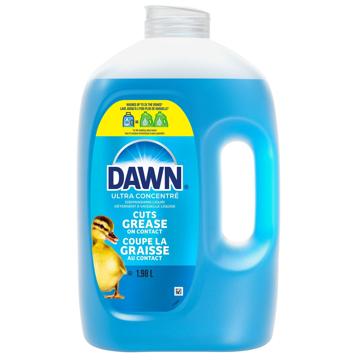 Ultra Liquid Dish Soap Detergent Refill, Original, 1.98-L