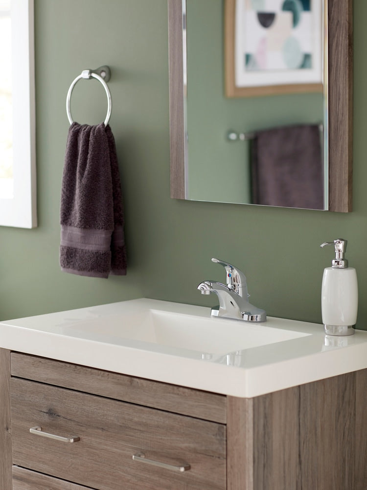 Faucet Principals Single Handle Bathroom Sink Faucet, WaterSense Certified, Chrome