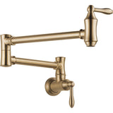 Trad Pot Filler Faucet, Wall Mount