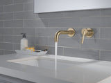 Trinsic 1-H Wall-Mount Lav Faucet Trim, Champagne Bronze