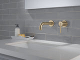 Trinsic 1-H Wall-Mount Lav Faucet Trim, Champagne Bronze