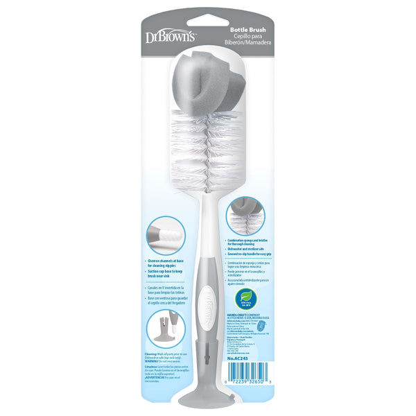 Soft Touch Bottle Brush, Grey G4859