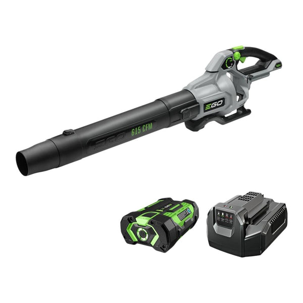 56V Brushless Cordless 615 CFM Leaf Blower, Includes (1) 2.5Ah Battery and (1) 210W Standard Charger, LB6151 J4524
