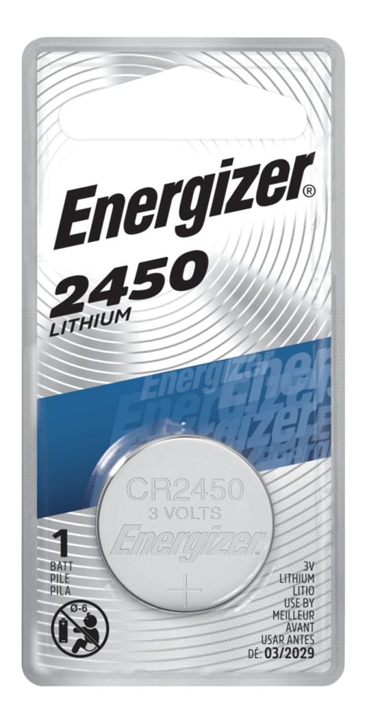 1-pk CR2450 3V / 3 Volt Lithium Coin Cell Battery, Long Lasting, All Purpose K5345