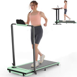 ANCHEER Portable Folding Walking Pad 300lb, 7.5 MPH Under Desk Treadmill with Remote Control LED Display,2 in 1 Walking Pad Treadmill for...