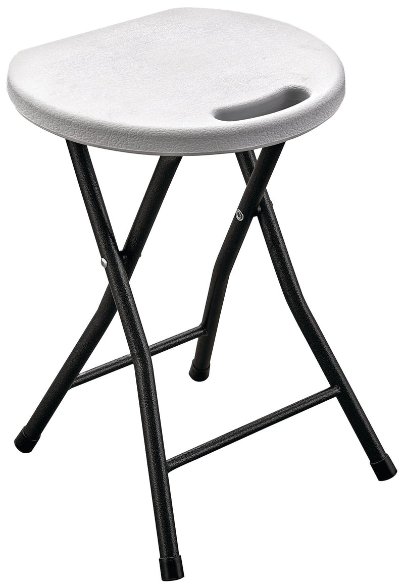 Folding Portable Stool, Lightweight, Steel Frame F6934
