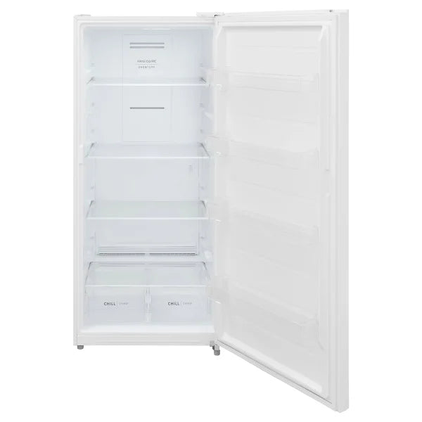 30 in. 21 cu ft. White Garage Ready Refrigerator with Reversible Door
