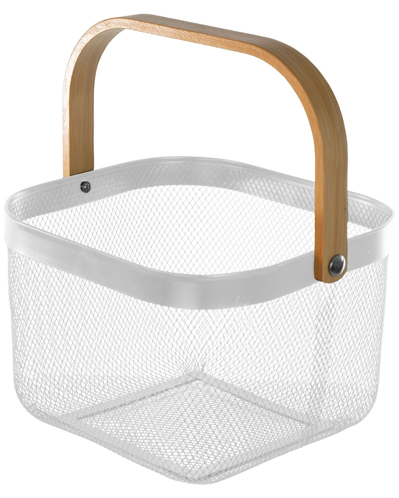 Wired Basket, White B4492