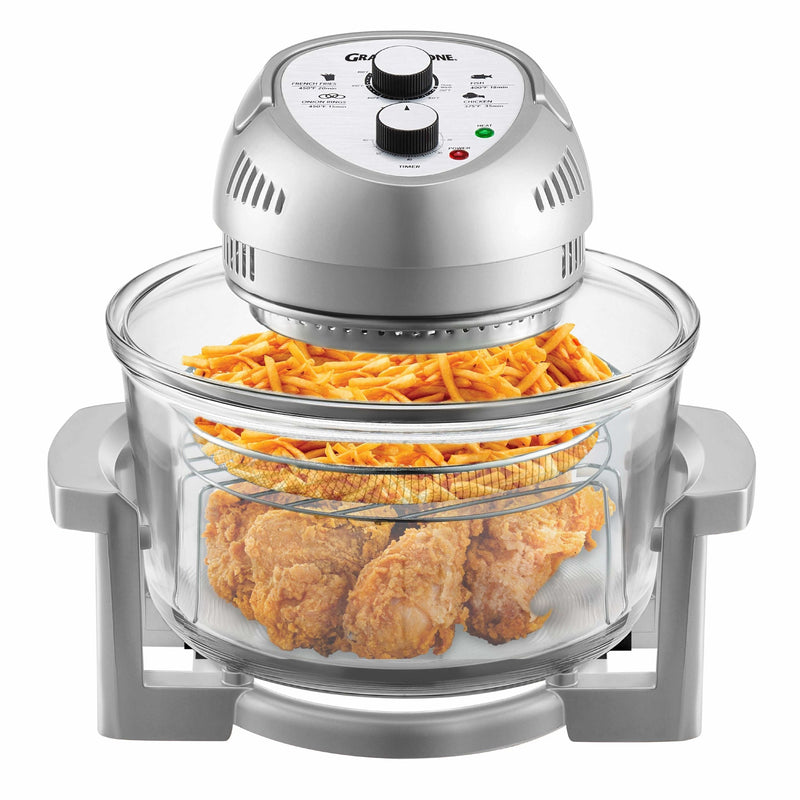 Glass Air Fryer, Silver L2201