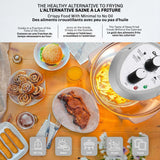 Glass Air Fryer, Silver