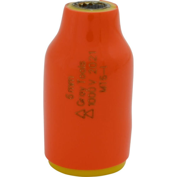 3/8-in Drive Standard Length Socket, Assorted Sizes, 12 Point, 1000V Insulated E8191
