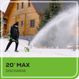 40V Cordless Snow Shovel, 12-in (Tool Only)