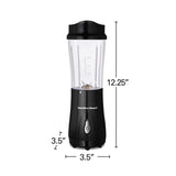Personal Creations Single-Serve Blender with Travel Jar, Black, 414mL