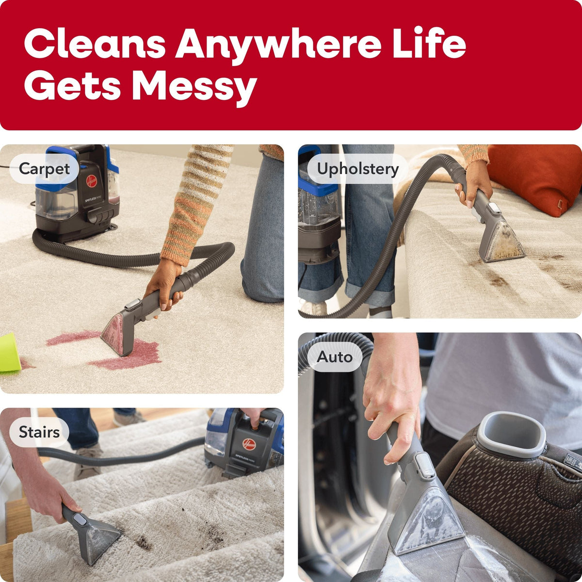 Hoover Spotless Mini Pet Corded Spot Cleaner