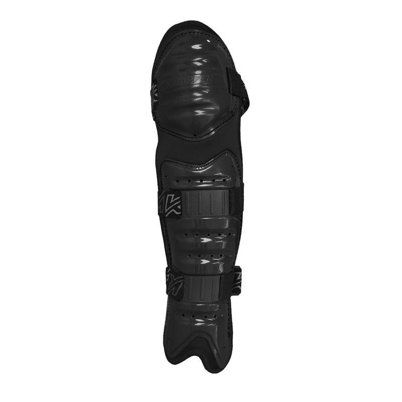 AK3 Dek Hockey Shin Guards, Black, Assorted Sizes L2757