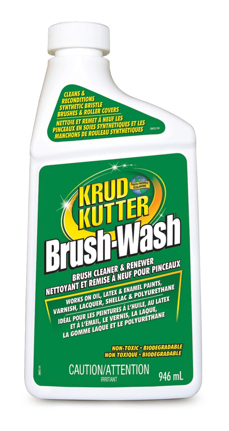 Brush-Wash Cleaner & Renewer For Oil, Latex & Enamel Paint, Non-Toxic, 946-mL R4939